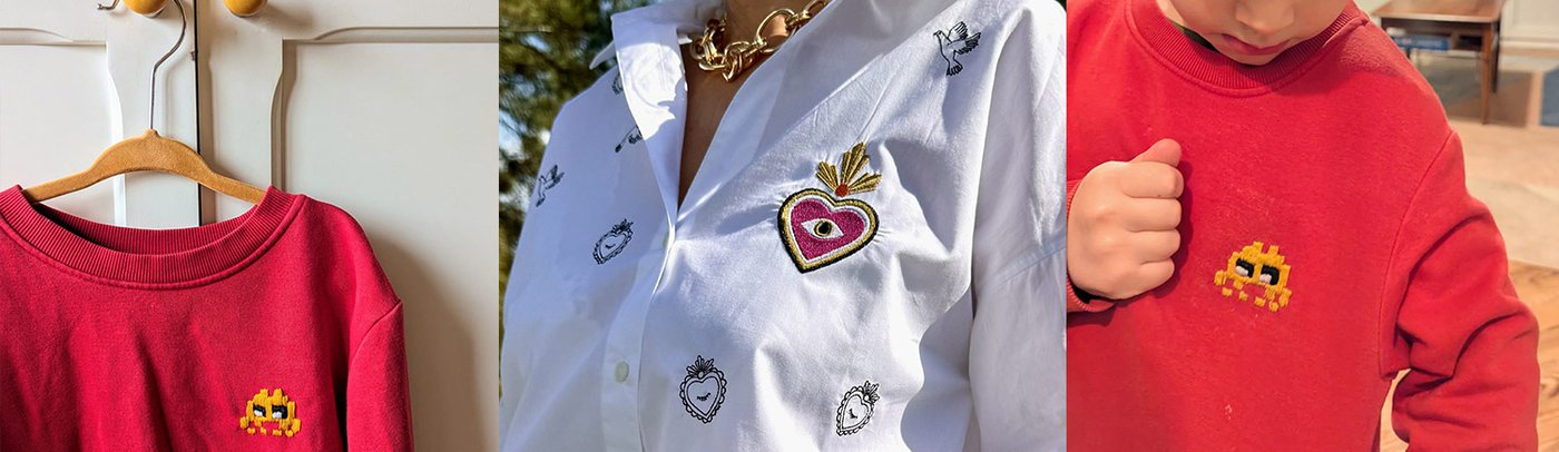 Broderie sur vêtement