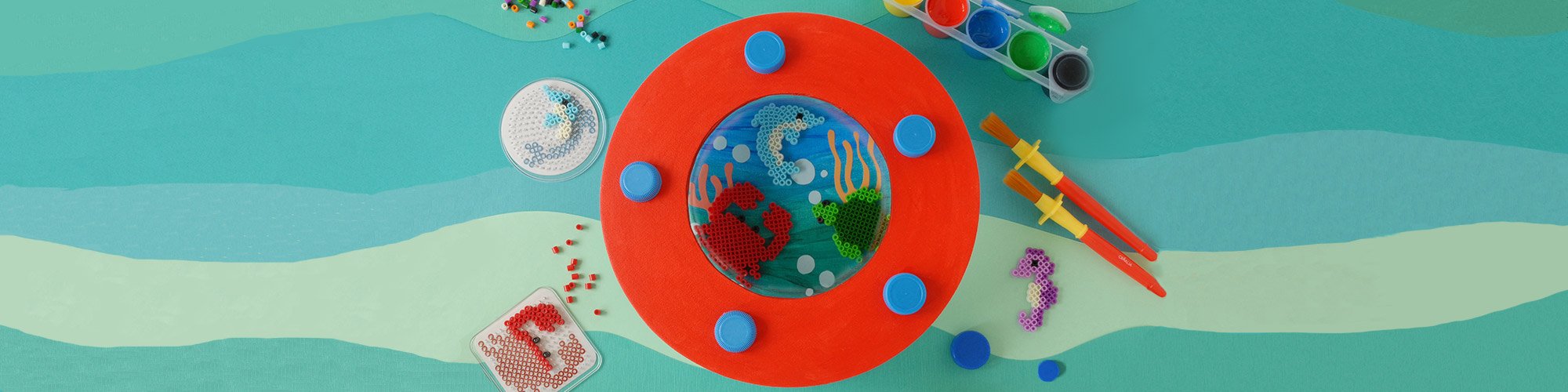 Tuto jeu aquarium en carton