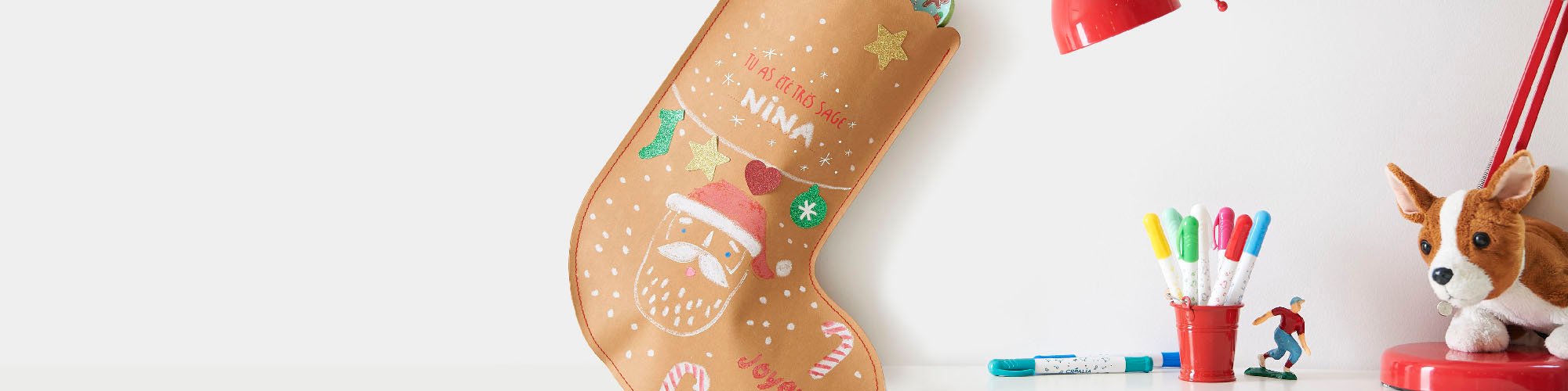 Tuto déco chaussette de Noël