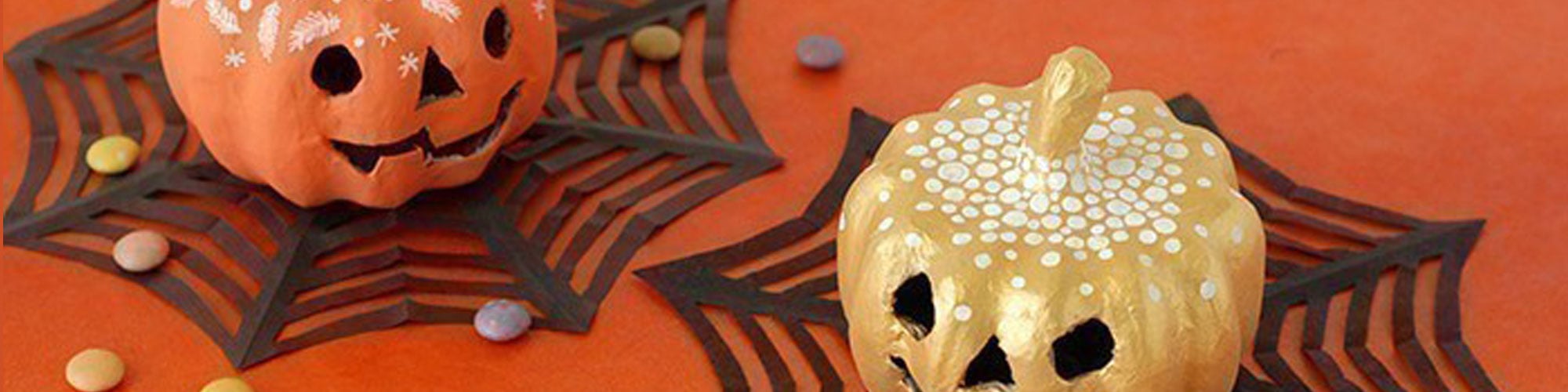 Tuto Citrouille Dhalloween En Assiette Carton Qui Change Dhumeur Citrouilles d'Halloween décorées | Cultura