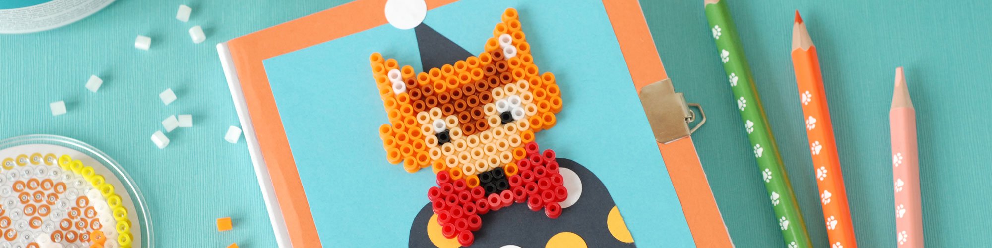 Tuto journal intime décoré en perles à repasser​