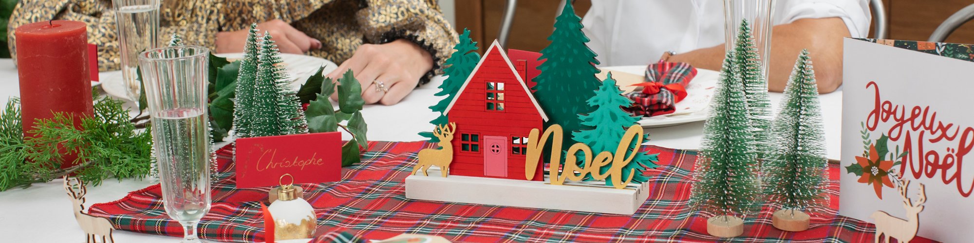 Tuto centre de table Noël