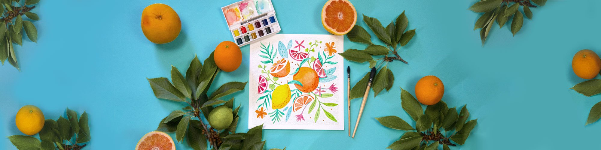 Tuto aquarelle d’été​ avec Winsor & Newton