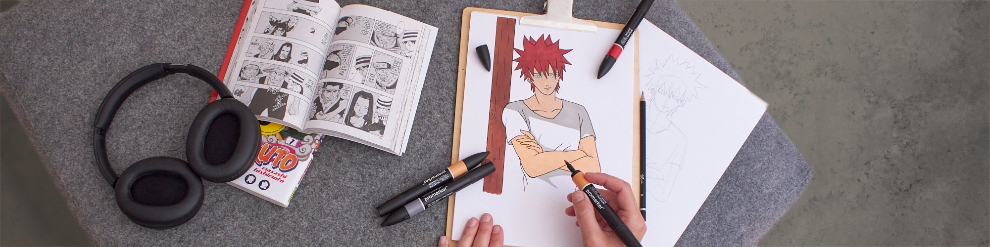 Tuto dessin manga avec Promarker