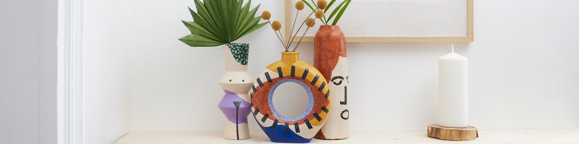 Vase arty​ avec Décopatch