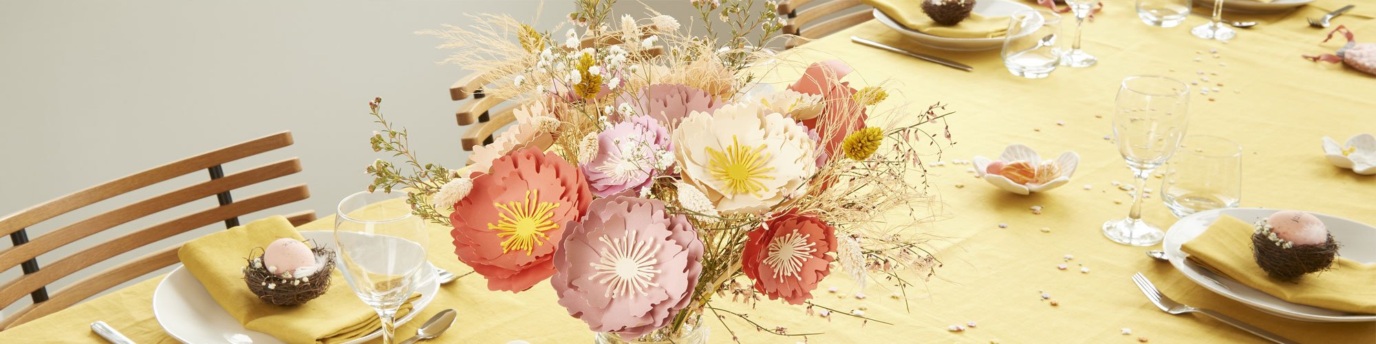 Tuto fleurs en papier​