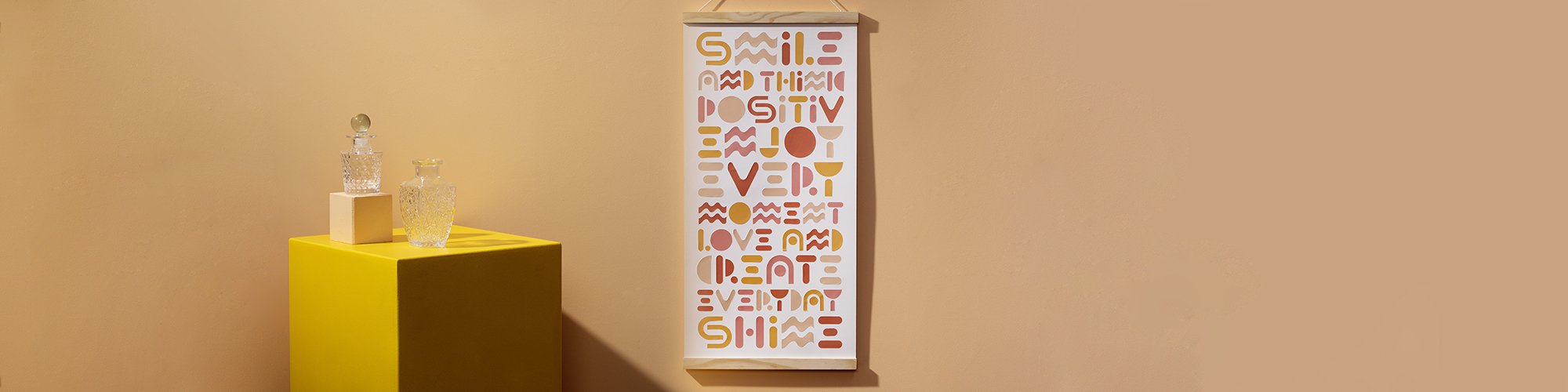 Tuto affiche de mots - Positive attitude avec Cricut