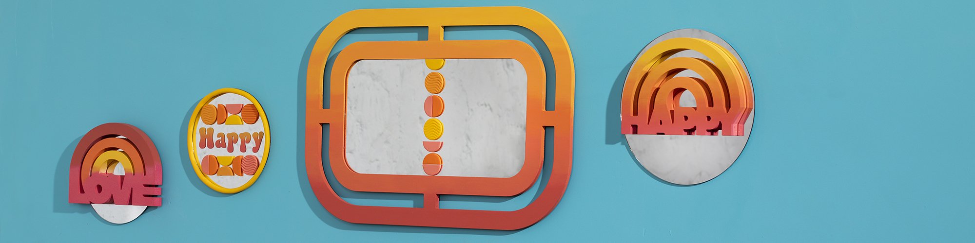 Tuto collection de miroirs pop avec Fimo et Graine Créative