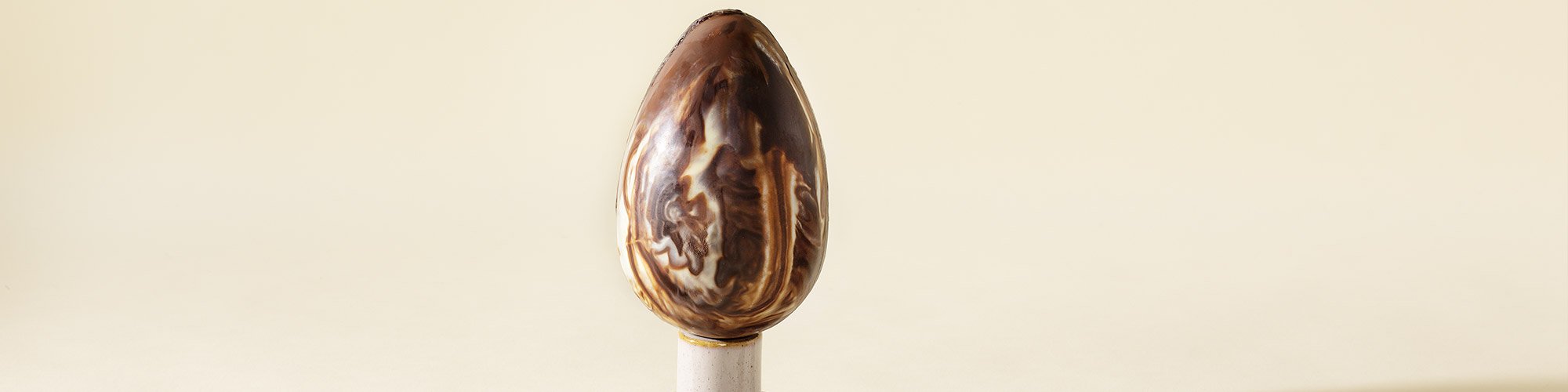 Tuto Œuf de Pâques marbré en chocolat
