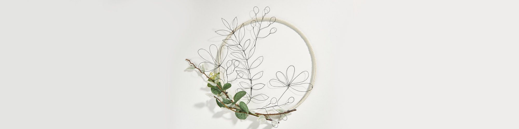 Tuto couronne de Pâques végétale