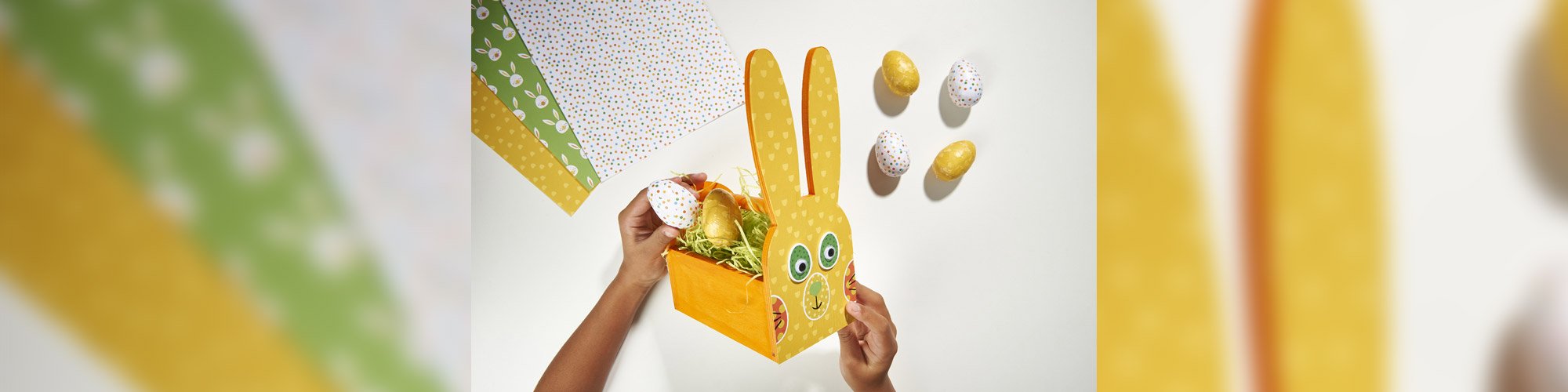 Panier de Pâques en forme de lapin - Tuto