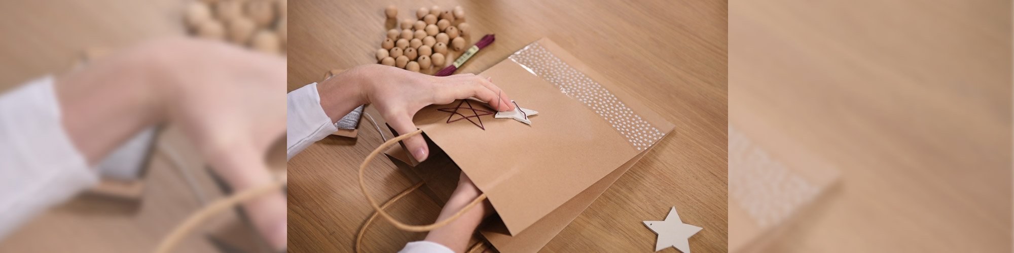 Tuto déco paquet cadeau - Noël Nature Vintage