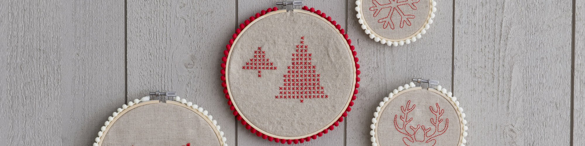 Tuto tambours brodés de Noël