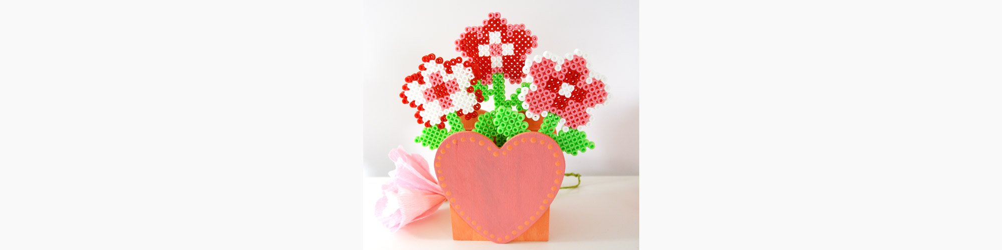 Tuto bouquet de fleurs en perles à repasser