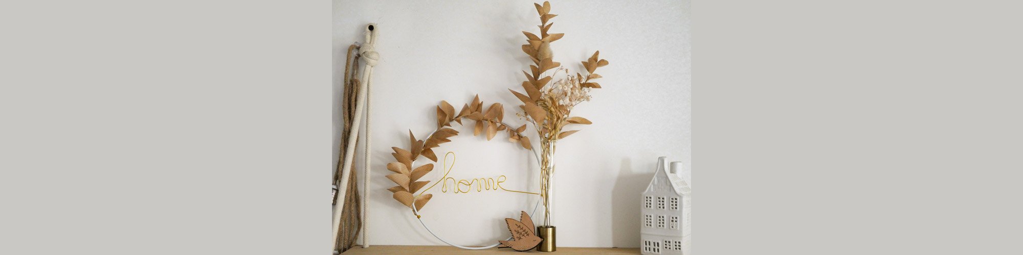 Branchage en papier kraft