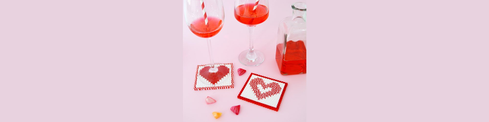 Tuto dessous de verre cœur 