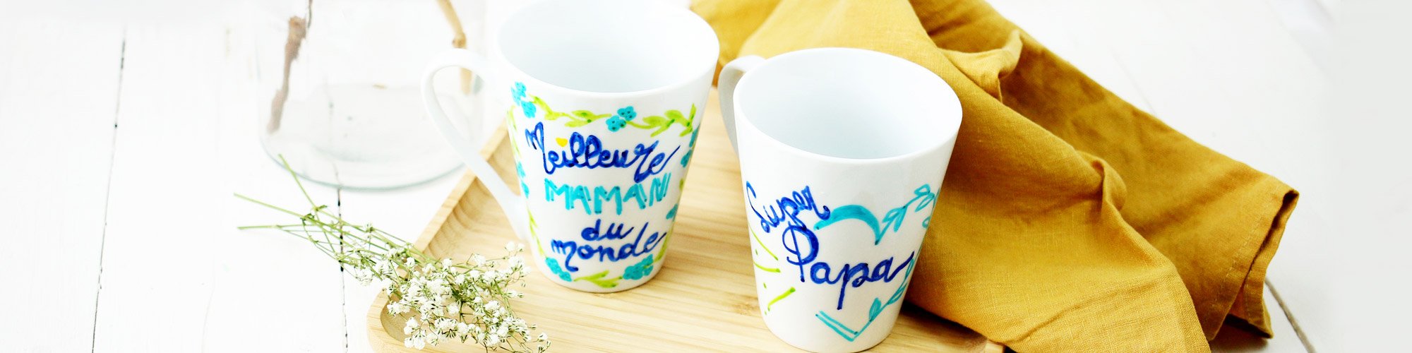 Duo de tasses Maman / Papa