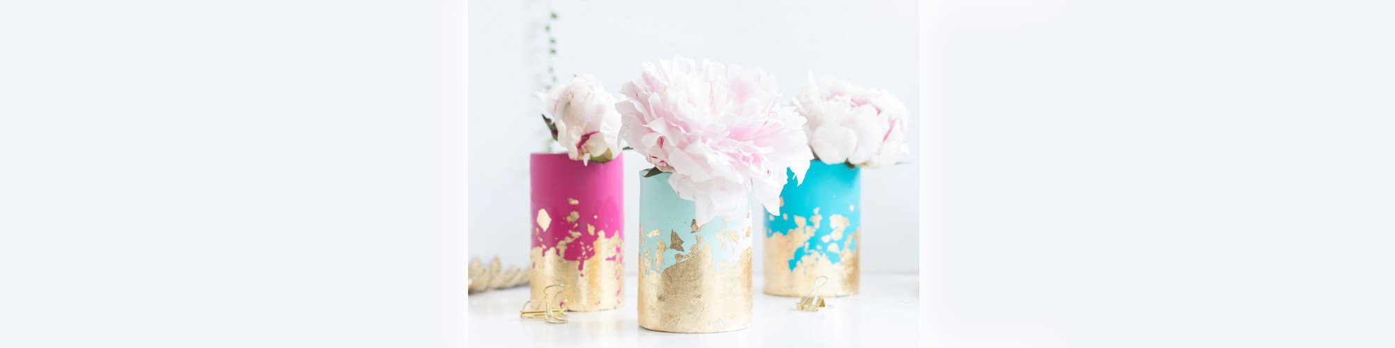 Vases modelés en pâte Fimo®  