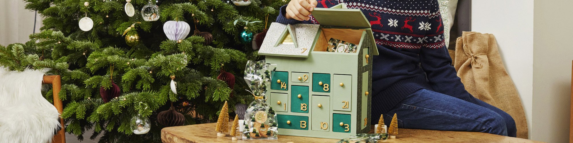 Tuto calendrier de l’avent maison de campagne​