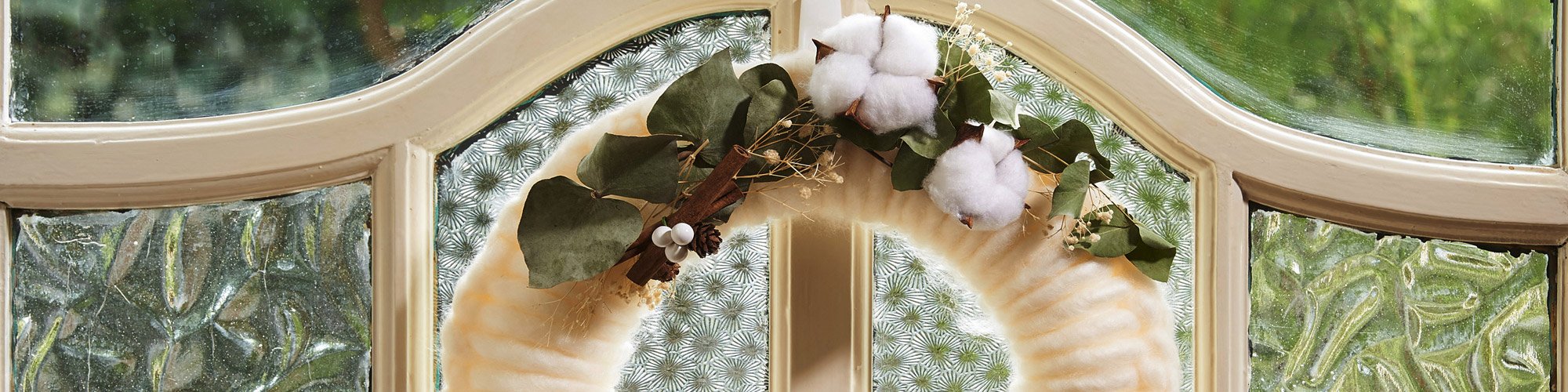 Tuto couronne de Noël en laine