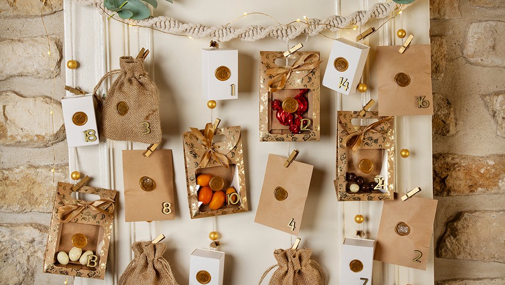 Tuto calendrier de l'avent pochettes surprises avec Aladine