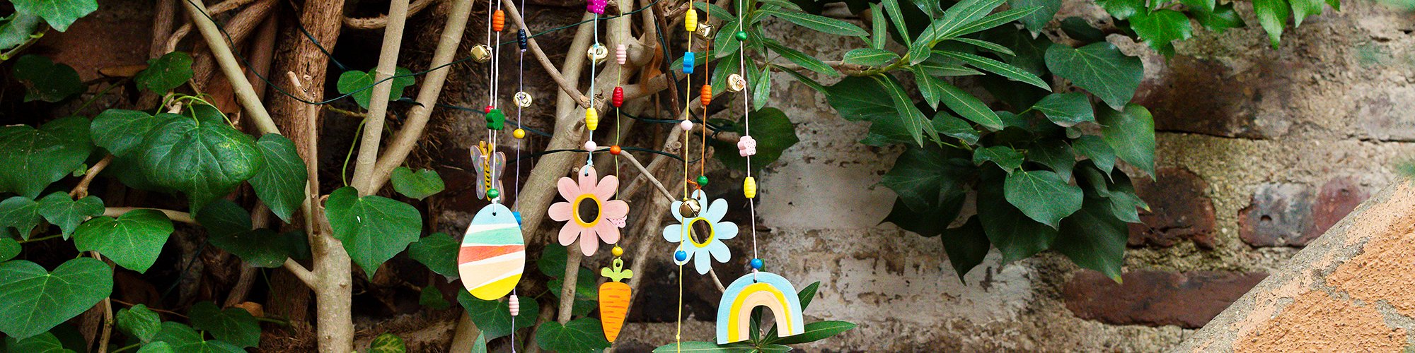 Inspiration : carillon à vent de Pâques