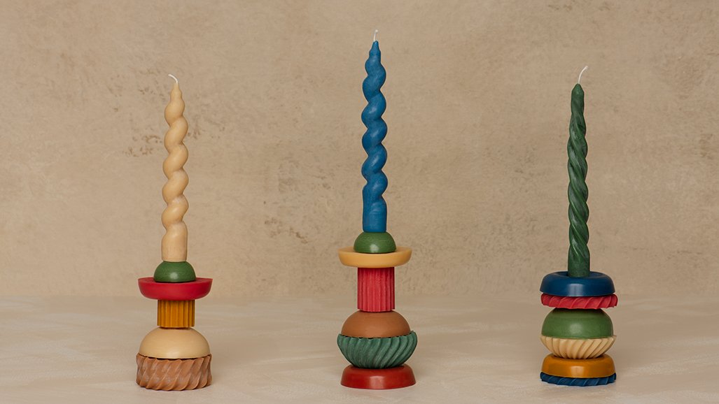 Inspiration bougies totem