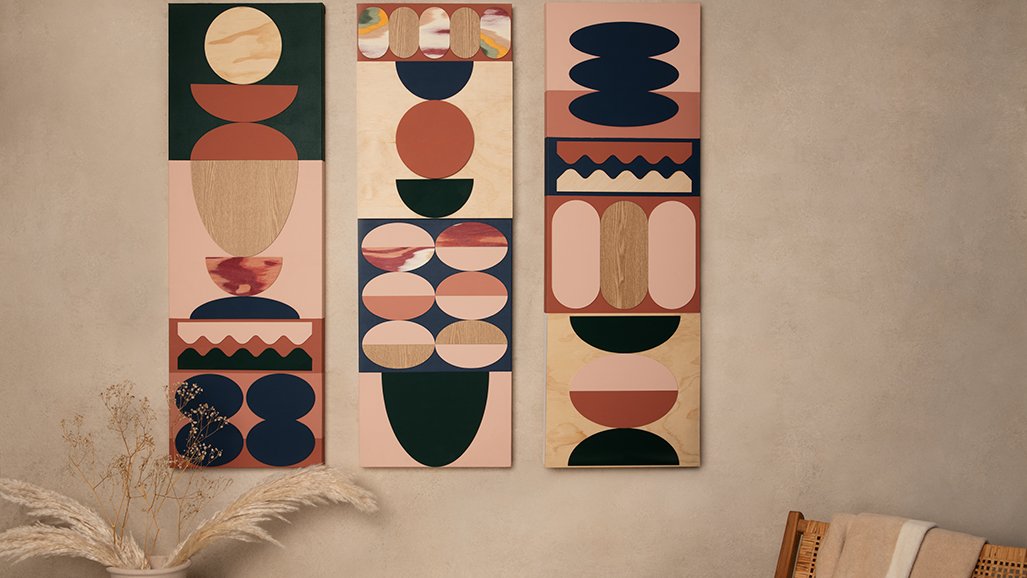 Inspiration triptyque graphique