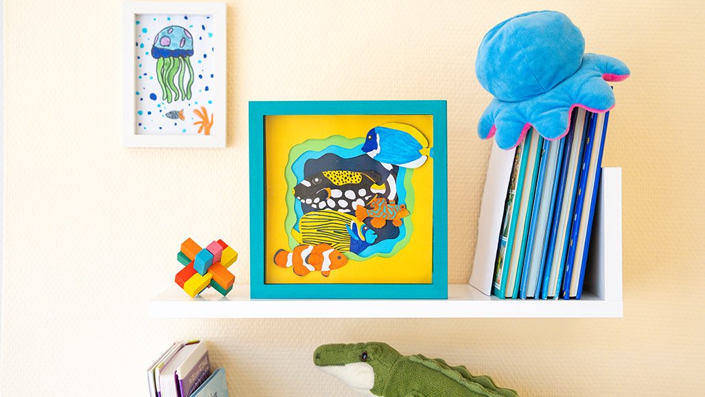Tuto aquarium en papier