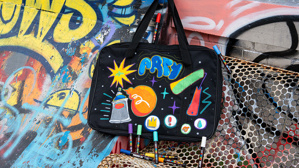 Tuto sac artiste personnalisé avec Posca