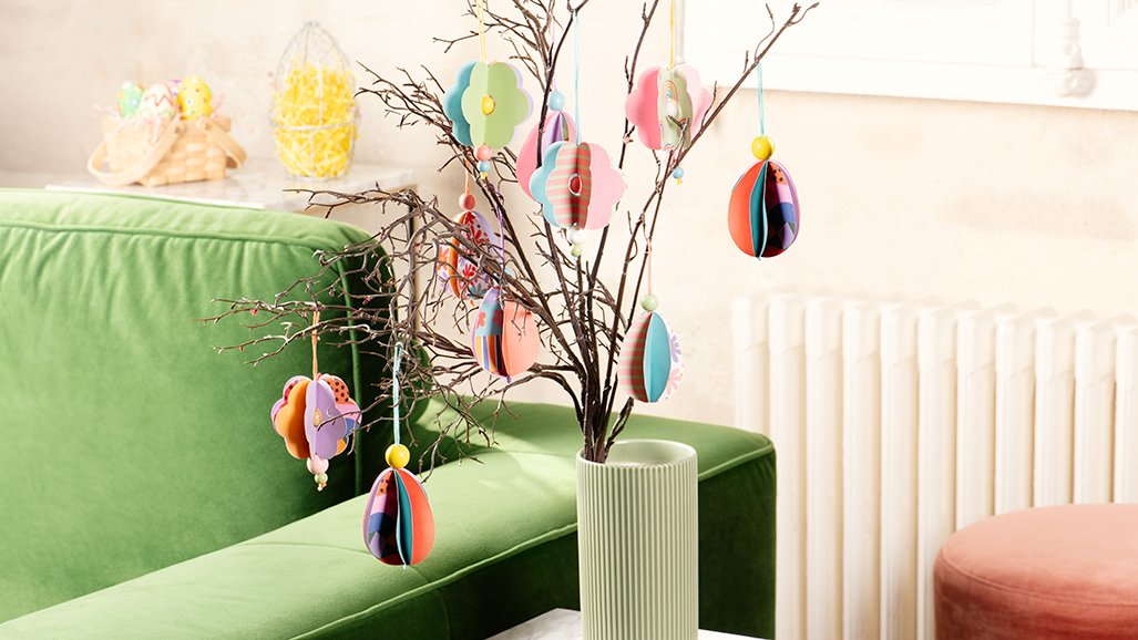 Inspiration arbre à œufs en papier