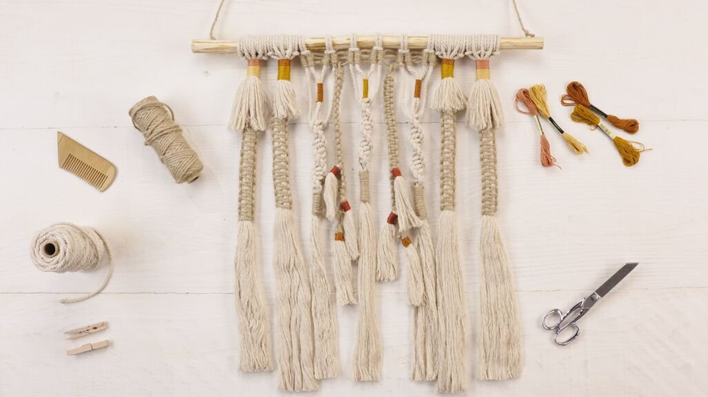 Suspension macramé