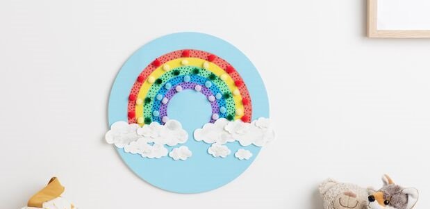 Tuto Arc-en-ciel en pointillisme 