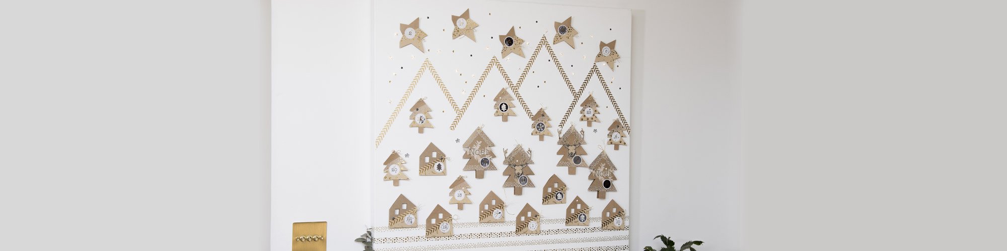 Tuto calendrier de l'Avent en papier "Calendrier du Bonheur"