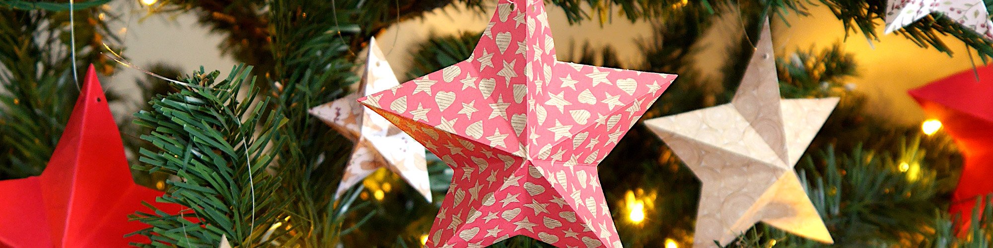 Tuto suspensions étoile origami 