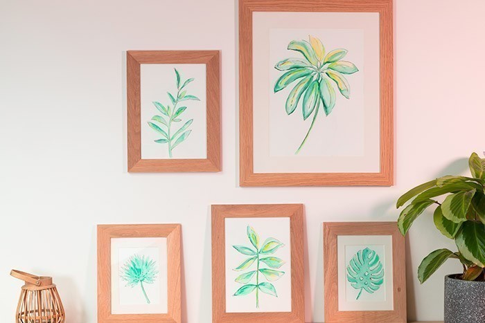 Tuto feuilles aquarellées façon herbier avec Faber-Castell 