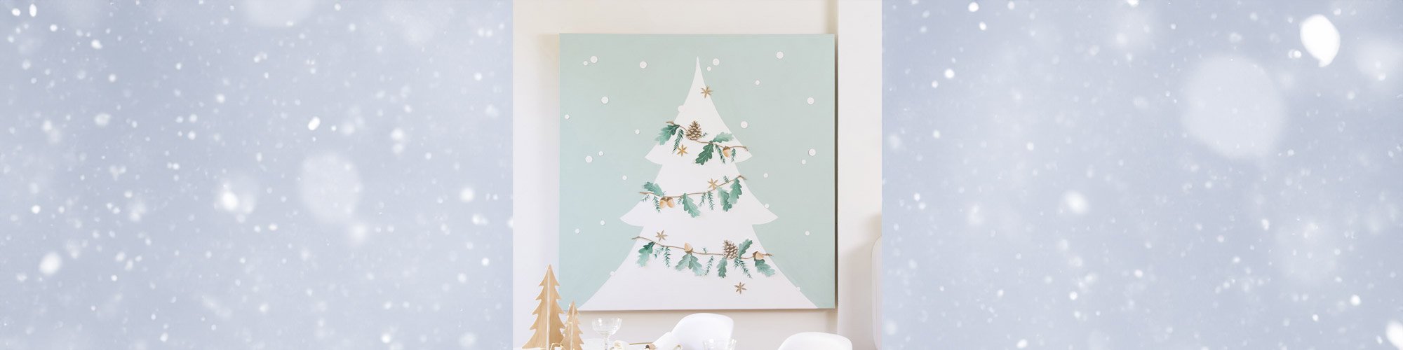 Tuto sapin de Noël mural
