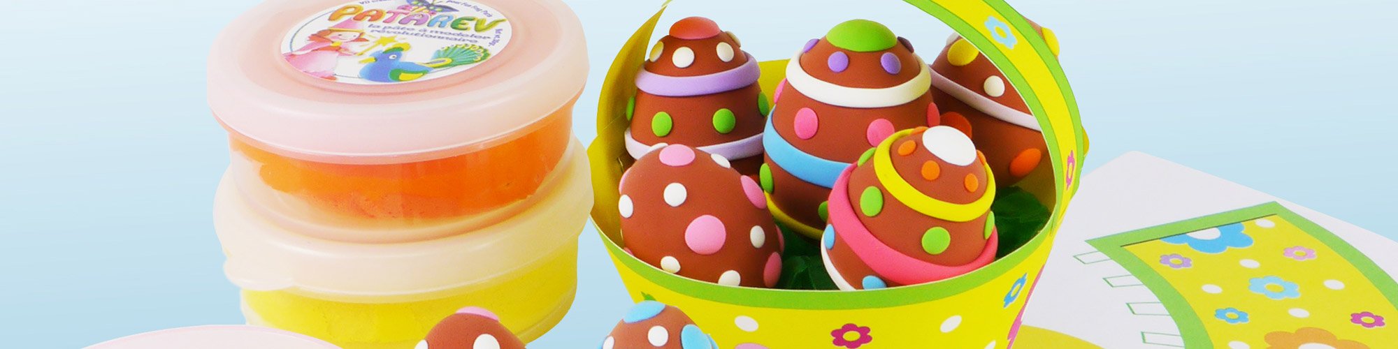 Tuto panier de Pâques et ses œufs en Patarev