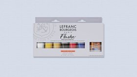 Lefranc & Bourgeois Acrylique 230382/vinyle Couleur, Bengalrot Fluo, 7