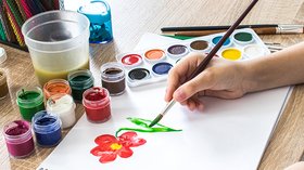 Peinture gouache enfant