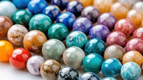 Perles en pierre