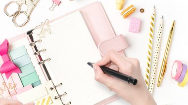 Je crée mon agenda créatif