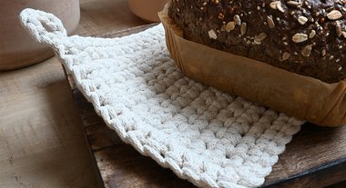 Manique au crochet