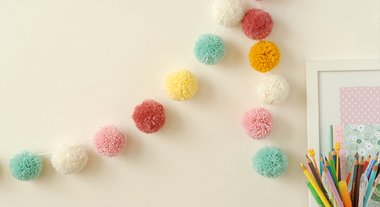 Guirlande de pompons