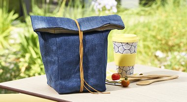 DIY Lunch Bag en jean recyclé