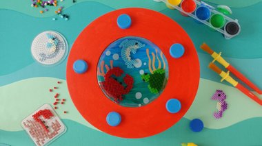 Tuto jeu aquarium en carton