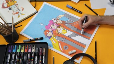 Tuto dessin manga avec Promarker