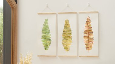 Tuto trio fougères aquarelle avec Winsor et Newton