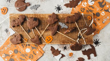 Sucettes biscuits chocolatés​