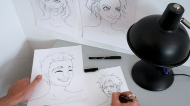 Dessiner les expressions du visage des personnages manga